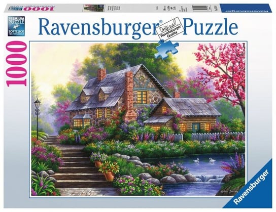 Ravensburger, puzzle, Romantyczny domek na wsi, 1000 el. Ravensburger