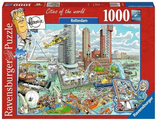 Ravensburger, puzzle, Rotterdam, 1000 el. Ravensburger