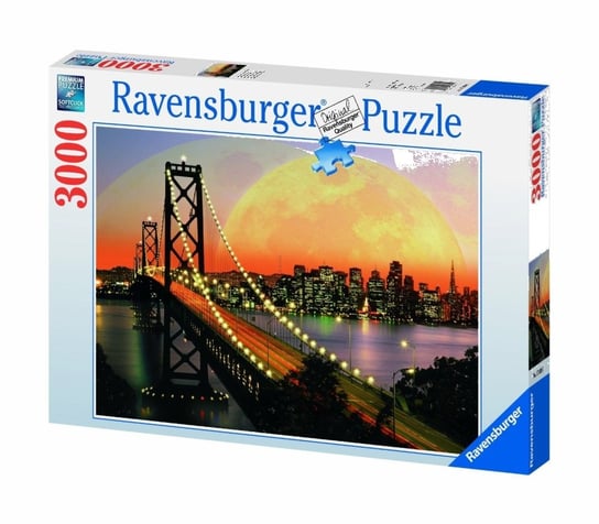 Ravensburger, puzzle, San Francisco nocą, 3000 el. Ravensburger