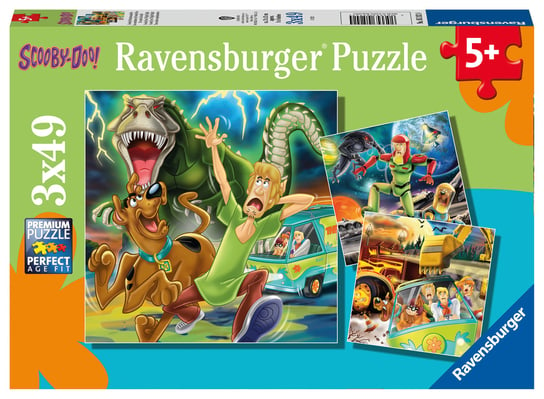 Ravensburger, puzzle, Scooby Doo, 3x49 el. Ravensburger