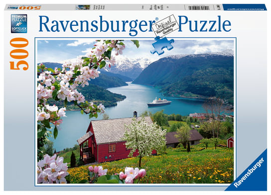Ravensburger, puzzle, Skandynawska idylla, 500 el. Ravensburger