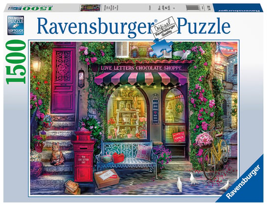 Ravensburger, puzzle, Sklep z czekoladą, 1500 el. Ravensburger