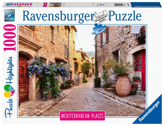Ravensburger, puzzle, Śródziemnomorska Francja, 1000 el. Ravensburger