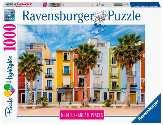Ravensburger, puzzle, Śródziemnomorska Hiszpania, 1000 el. Ravensburger