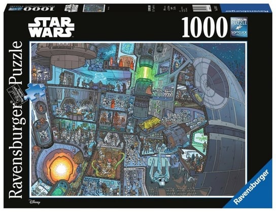 Ravensburger, puzzle, Star Wars, Gdzie jest Wookie, 1000 el. Ravensburger