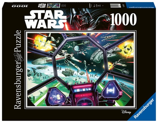 Ravensburger, puzzle, Star Wars, TIE Fighter Cockpit, 1000 el. Ravensburger