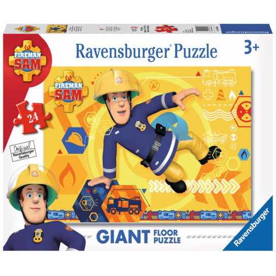 Ravensburger, puzzle, Strażak Sam, 24 el. Ravensburger