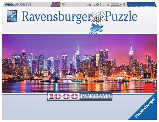 Ravensburger, puzzle, Światła Manhatanu, 1000 el. Ravensburger