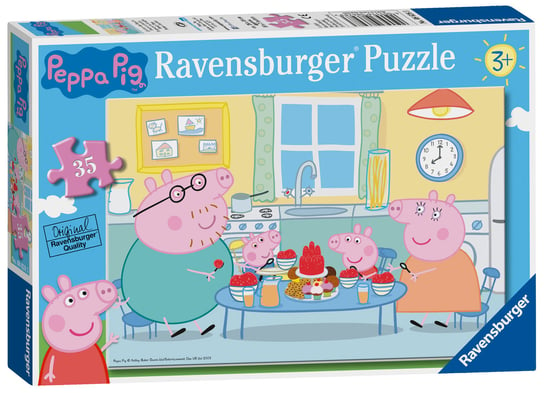 Ravensburger, puzzle, Świnka Peppa, Deser, 35 el. Ravensburger