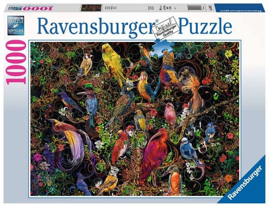 Ravensburger, puzzle, Sztuka ptaków, 1000 el. Ravensburger
