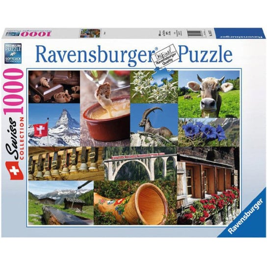 Ravensburger, puzzle, Szwajcarskie klimaty, 1000 el. Ravensburger