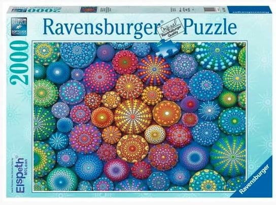 Ravensburger, puzzle, Tęczowe mandale, 2000 el. Ravensburger