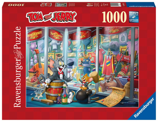 Ravensburger, puzzle, Tom & Jerry, 1000 el. Ravensburger