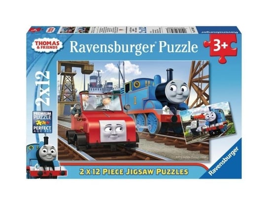 Ravensburger, puzzle, Tomek i Przyjaciele, 2x12 el. Ravensburger