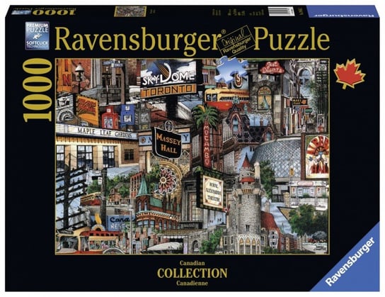 Ravensburger, puzzle, Toronto, 1000 el. Ravensburger