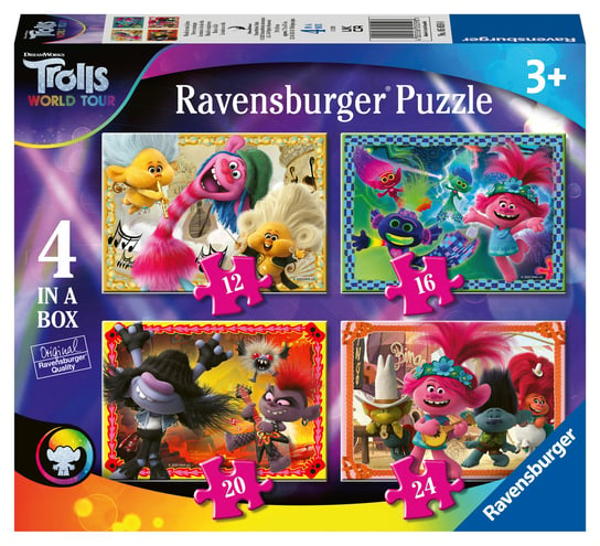 Ravensburger, puzzle, Trolle, Torld Tou, 12/16/20/24 el. Ravensburger