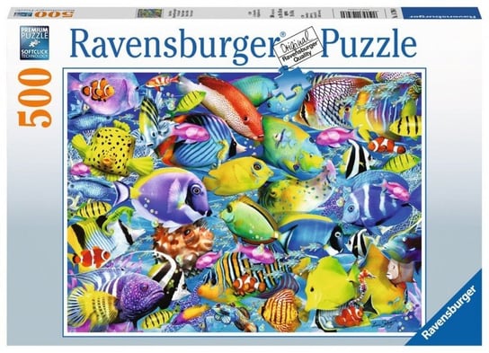 Ravensburger, puzzle, Tropikalny ruch podwodny, 500 el. Ravensburger