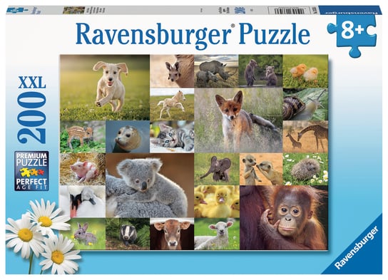 Ravensburger, puzzle, Tygrysiątka, 200 el. Ravensburger