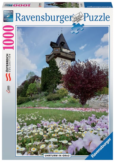 Ravensburger, puzzle, Uhrturm Graz, 1000 el. Ravensburger