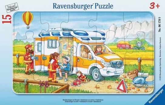 Ravensburger, puzzle, W ambulansie, 15 el. Ravensburger
