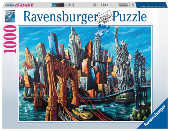 Ravensburger, puzzle, Welcome to New York, 1000 el. Ravensburger