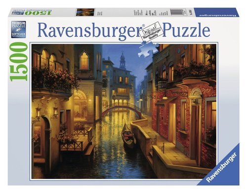 Ravensburger, puzzle, Weneckie Wody, 1500 el. Ravensburger