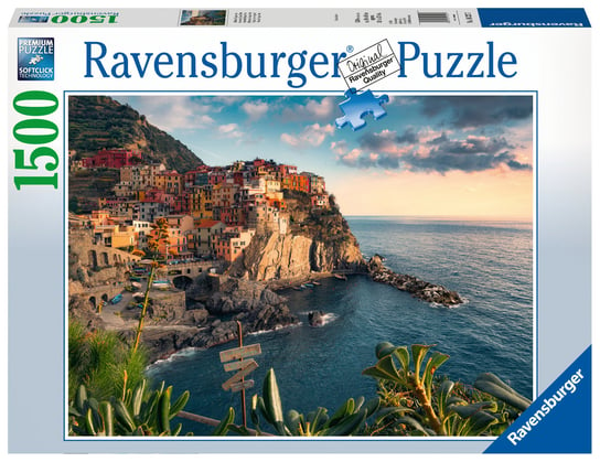 Ravensburger, puzzle, Widok na Cinque Terre, 1500 el. Ravensburger