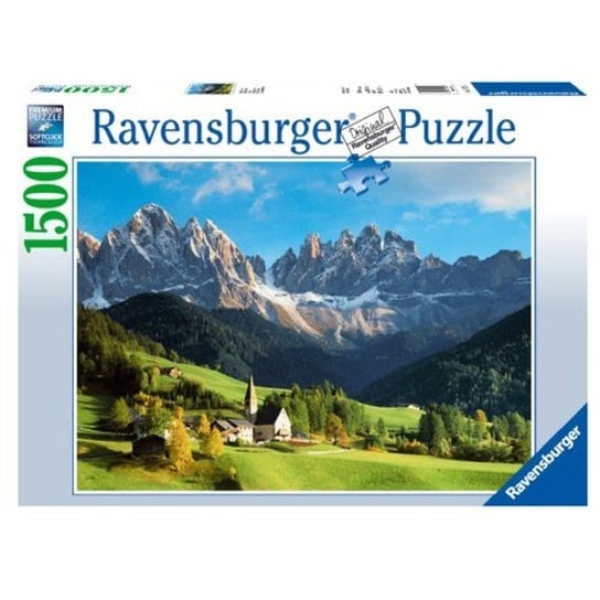Ravensburger, puzzle, Widok w Dolomitach, 1500 el. Ravensburger