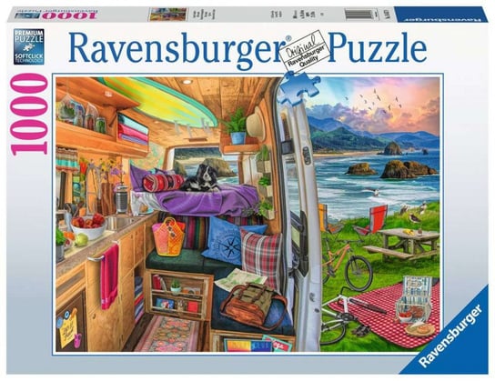 Ravensburger, puzzle, Widok z kampera, 1000 el. Ravensburger