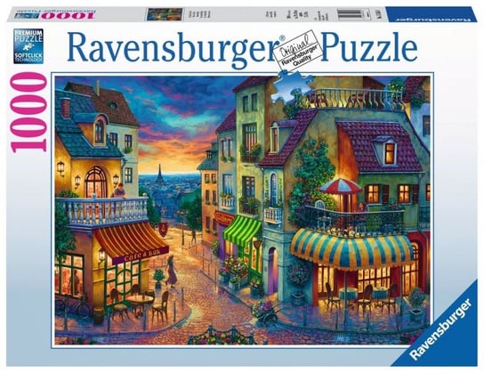 Ravensburger, puzzle, Wieczór w Paryżu, 1000 el. Ravensburger