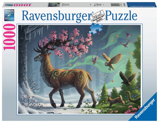 Ravensburger, puzzle, Wiosenny jeleń, 1000 el. Ravensburger