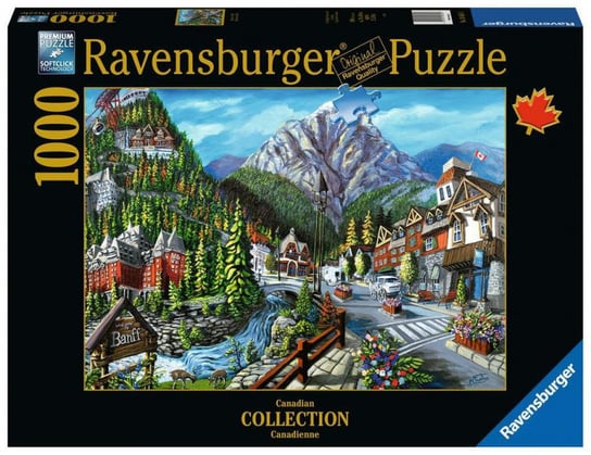 Ravensburger, puzzle, Witamy w Banff, 1000 el. Ravensburger