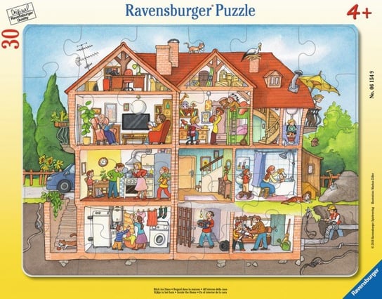 Ravensburger, puzzle, Wnętrze domu, 30 el. Ravensburger