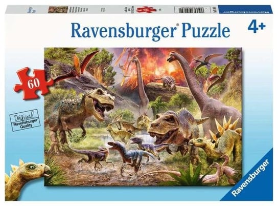 Ravensburger, puzzle, XXL Dinozaury, 35 el. Ravensburger