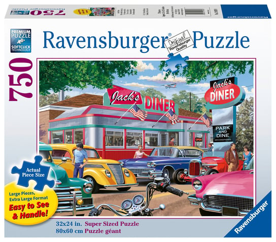 Ravensburger, puzzle, XXL, Jadłodalnia, 750 el. Ravensburger