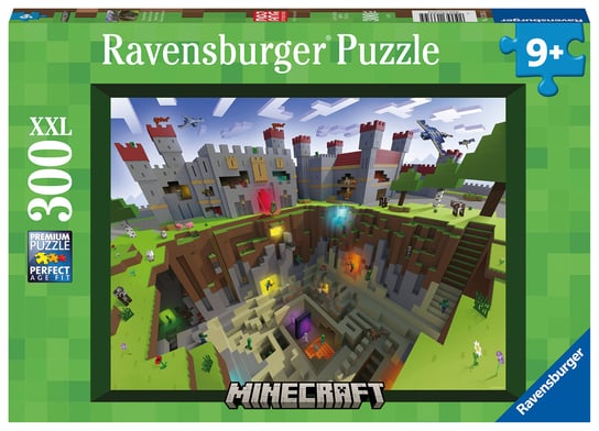 Ravensburger, puzzle, XXL Minecraft, 300 el. Ravensburger