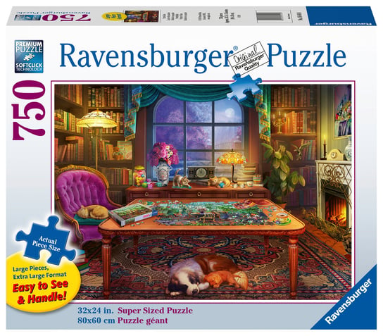 Ravensburger, puzzle, XXL, Pokój fana puzzli, 750 el. Ravensburger