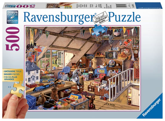 Ravensburger, puzzle, XXL, Strych u babci, 500 el. Ravensburger
