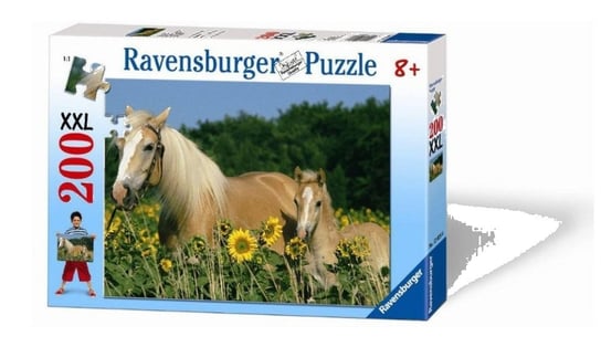 Ravensburger, puzzle, XXL, Szczęście koni, 200 el. Ravensburger