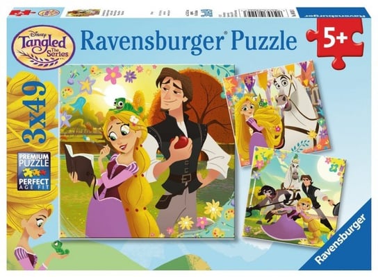 Ravensburger, puzzle, Zaplątani, 3x49 el. Ravensburger
