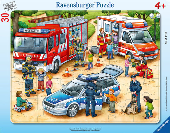 Ravensburger, puzzle, Zawody w ramce, 30 el. Ravensburger