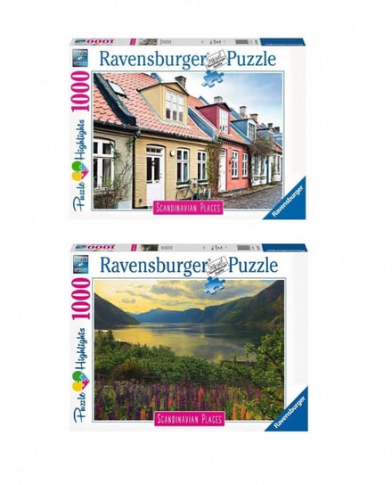 Ravensburger, puzzle, Zestaw, 2x1000 el. Ravensburger
