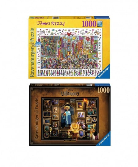 Ravensburger, puzzle, Zestaw, 2x1000 el. Ravensburger