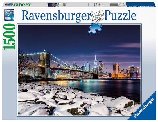 Ravensburger, puzzle, Zima w Nowym Jorku, 1500 el. Ravensburger