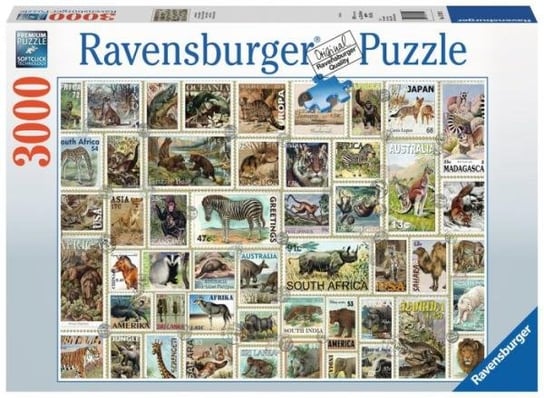 Ravensburger, puzzle, Znaczki pocztowe, 3000 el. Ravensburger