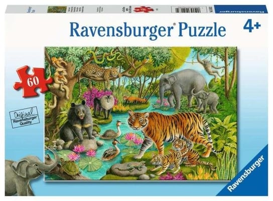 Ravensburger, puzzle, Zwierzęta Indii, 35 el. Ravensburger