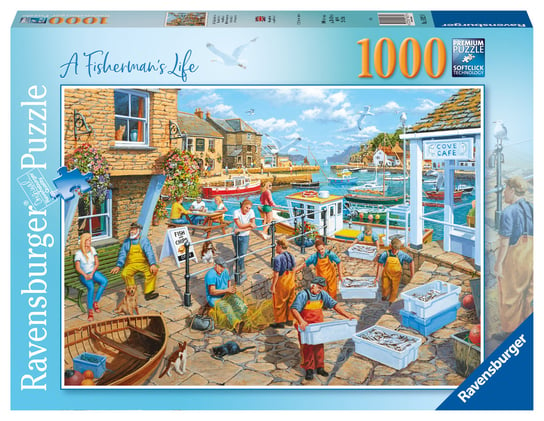 Ravensburger, puzzle, Życie rybaka, 1000 el. Ravensburger
