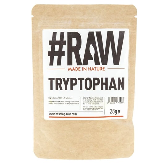 RAW, Aminokwasy, Tryptophan (L-Tryptofan), 25 g RAW series
