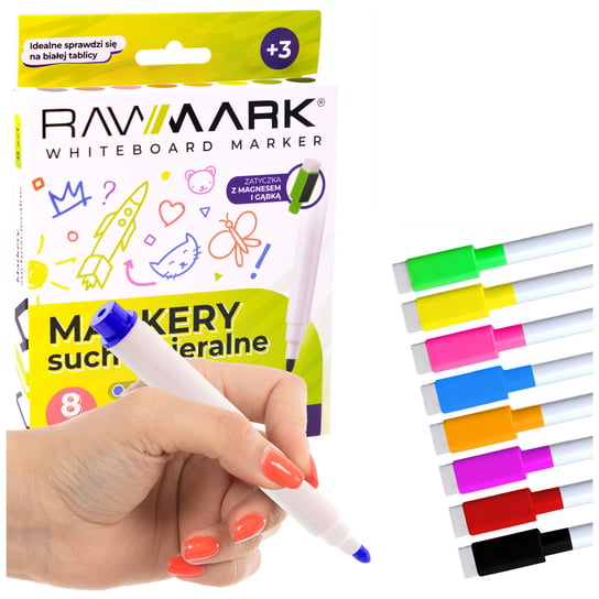 Rawmark, Markery suchościeralne, 8 kolorów Rawmark