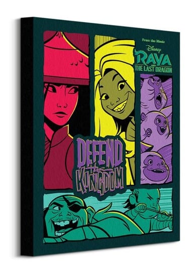 Raya And The Last Dragon Comic Panels - obraz na płótnie Disney